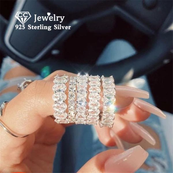 cluster rings luxury silver for women shine stone full of cubic zirconia diamant row drill anel fine jewelry drop 3115, Golden;silver
cluster rings luxury silver for women shine stone full of cubic zirconia diamant row drill anel fine jewelry drop 3115, Golden;silver