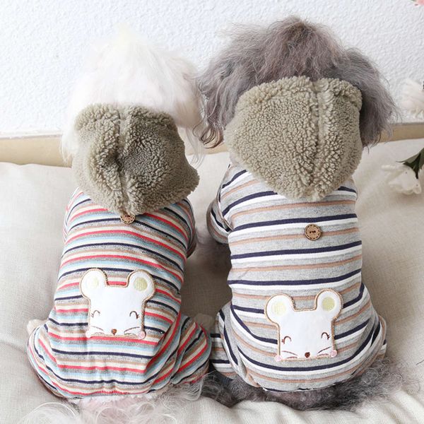 ysgj 2020 new color striped cotton happy mouse four legged clothing dog clothing double layer cotton winter clothing
ysgj 2020 new color striped cotton happy mouse four legged clothing dog clothing double layer cotton winter clothing
