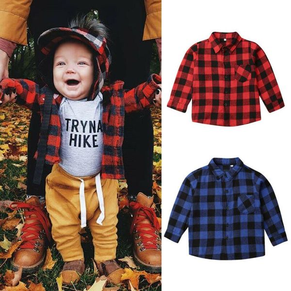 shirts children toddler baby girl boy clothes plaid turn down collar shirt outwear blouse, White;black
shirts children toddler baby girl boy clothes plaid turn down collar shirt outwear blouse, White;black
