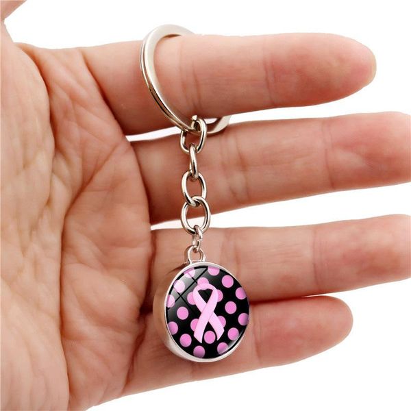 keychains wg 1pc fashion pink ribbon keychain pendant double-sided glass ball metal jewelry for friends gift, Silver
keychains wg 1pc fashion pink ribbon keychain pendant double-sided glass ball metal jewelry for friends gift, Silver