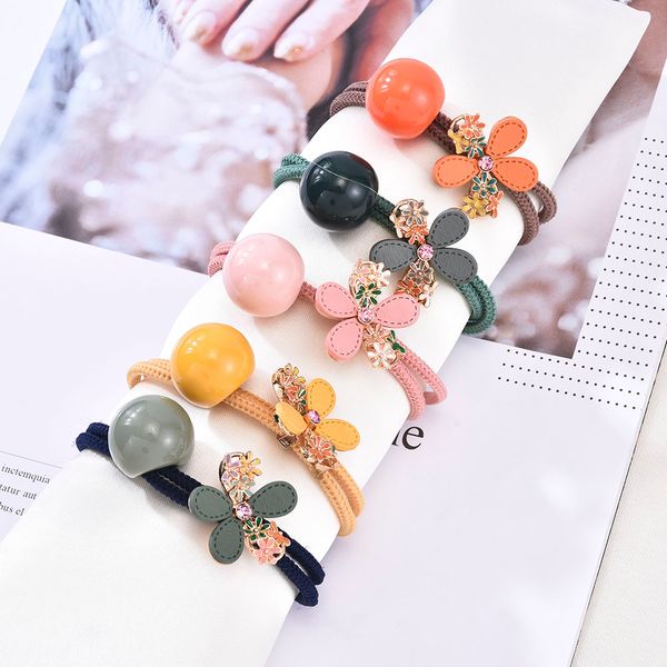 simple and fashionable girl cute multicolor flower high elastic hair band rubber band rope with ponytail kid hair accessories, Golden;silver
simple and fashionable girl cute multicolor flower high elastic hair band rubber band rope with ponytail kid hair accessories, Golden;silver