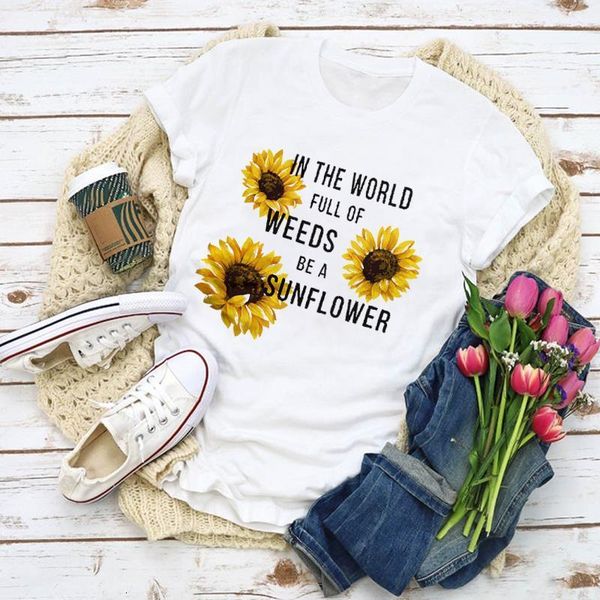women graphic sunflower printed 90s fashion printed summer t-shirt shirt lady clothes womens clothing tee female t shirt, White
women graphic sunflower printed 90s fashion printed summer t-shirt shirt lady clothes womens clothing tee female t shirt, White