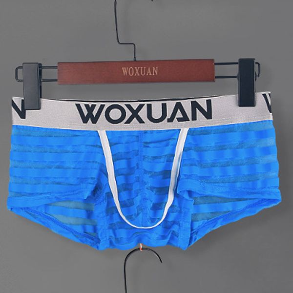Sexy Men U Convex Pouch Shiny Breatherable Boxer Shorts Stripe Sheer See Through Boxers Underwear Gay Wear Plus Size F12
Sexy Men U Convex Pouch Shiny Breatherable Boxer Shorts Stripe Sheer See Through Boxers Underwear Gay Wear Plus Size F12