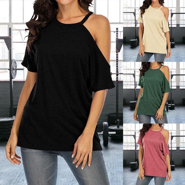 women's t-shirt casual beautiful solid color t shirt women 90s harajuku tee cute short sleeve strapless female tshirts, White
women's t-shirt casual beautiful solid color t shirt women 90s harajuku tee cute short sleeve strapless female tshirts, White
