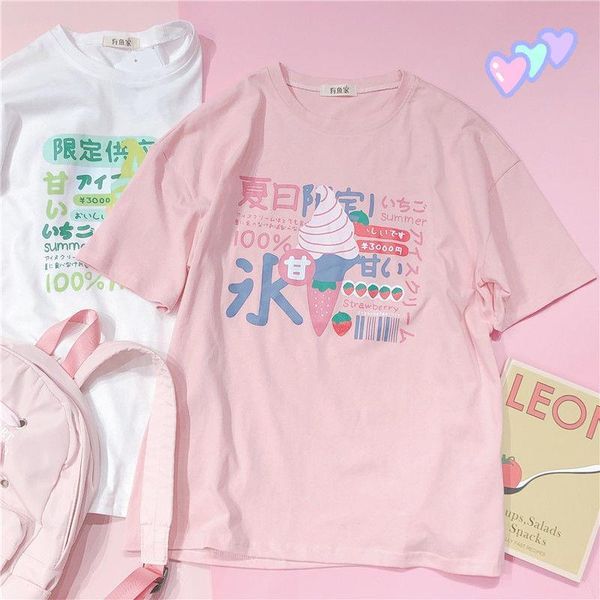 harajuku kawaii short sleeve t-shirt women summer 2021 cartoon graphic tees shirt schoolgirl young style t shirt clothes, White
harajuku kawaii short sleeve t-shirt women summer 2021 cartoon graphic tees shirt schoolgirl young style t shirt clothes, White