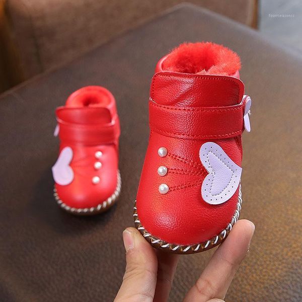 first walkers baby cotton shoes, tendon-soled soft-soled princess shoes plus velvet thickened toddler leather 0-1-2 years old1 
first walkers baby cotton shoes, tendon-soled soft-soled princess shoes plus velvet thickened toddler leather 0-1-2 years old1