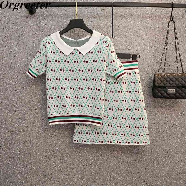 vintage cherry knit two piece set women outfits crop + bodycon mini skirt sets girls pullover sweater 2 peices 210602, White
vintage cherry knit two piece set women outfits crop + bodycon mini skirt sets girls pullover sweater 2 peices 210602, White