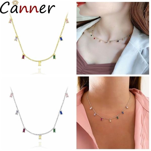 chains canner colorful zircon charms rainbow chain choker long neckalces for women ladies wedding party charming gifts fashion jewelry, Silver
chains canner colorful zircon charms rainbow chain choker long neckalces for women ladies wedding party charming gifts fashion jewelry, Silver