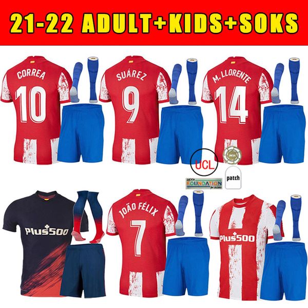 21 22 atletico soccer jerseys de madrid griezmann joão félix 2021 2022 suarez correa koke dembélé carrasco m.llorente lemar dembele men kids, Black
21 22 atletico soccer jerseys de madrid griezmann joão félix 2021 2022 suarez correa koke dembélé carrasco m.llorente lemar dembele men kids, Black