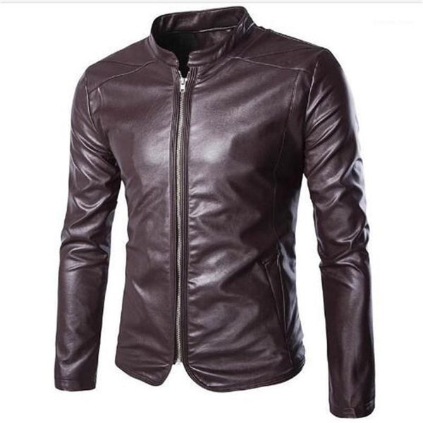 men's fur & faux men leather jacket 2021 fashion casual male motorcycle slim stand collar, Black
men's fur & faux men leather jacket 2021 fashion casual male motorcycle slim stand collar, Black