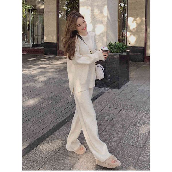 women's tracksuits two piece set pullover sweater knit tracksuit women high waist straight pants suit spring clothes jcau, Gray
women's tracksuits two piece set pullover sweater knit tracksuit women high waist straight pants suit spring clothes jcau, Gray