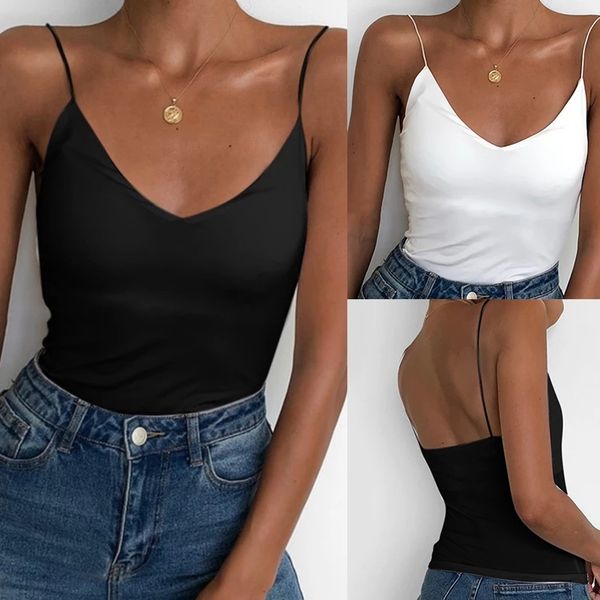 women thin wild solid camis vest women tank female summer strap basic slim sleeveless camisole, White
women thin wild solid camis vest women tank female summer strap basic slim sleeveless camisole, White