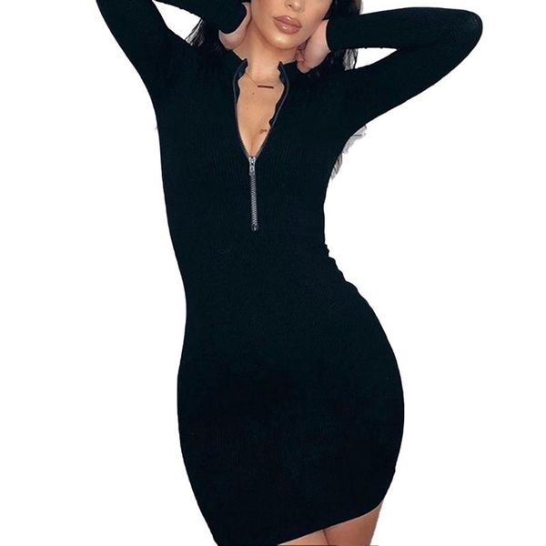 casual dresses fashion women ladies autumn long sleeve skinny dress female patchwork zippered bag hip mini black gray rose red
casual dresses fashion women ladies autumn long sleeve skinny dress female patchwork zippered bag hip mini black gray rose red
