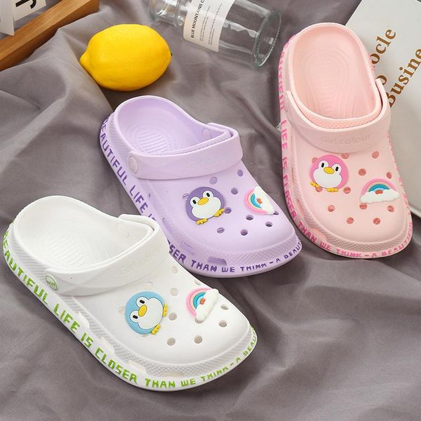 sandals women hole baotou eva slippers thick bottom graffiti vogue jelly shoes nice summer women's outside beach, Black
sandals women hole baotou eva slippers thick bottom graffiti vogue jelly shoes nice summer women's outside beach, Black