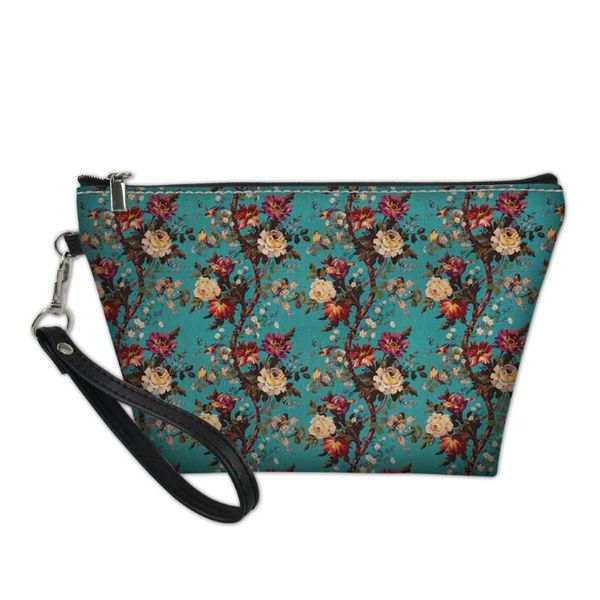 women cosmetic bags colorful rose 3d floral printing makeup pouch small travel organizer storage wash case leather make up bag
women cosmetic bags colorful rose 3d floral printing makeup pouch small travel organizer storage wash case leather make up bag