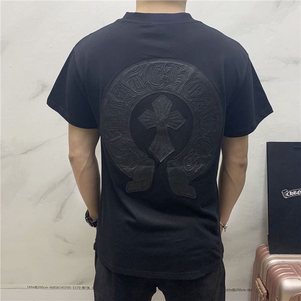 croosin early spring 2021 new fashion brand round neck cotton short sleeve ch cross sanskrit embroidery t-shirt for me, White;black
croosin early spring 2021 new fashion brand round neck cotton short sleeve ch cross sanskrit embroidery t-shirt for me, White;black