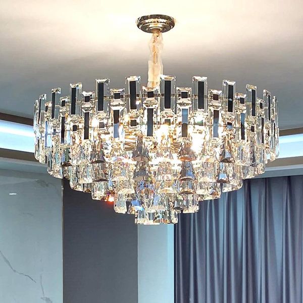 chandeliers light luxury crystal chandelier modern minimalist living room lamp dining bedroom lamps
chandeliers light luxury crystal chandelier modern minimalist living room lamp dining bedroom lamps