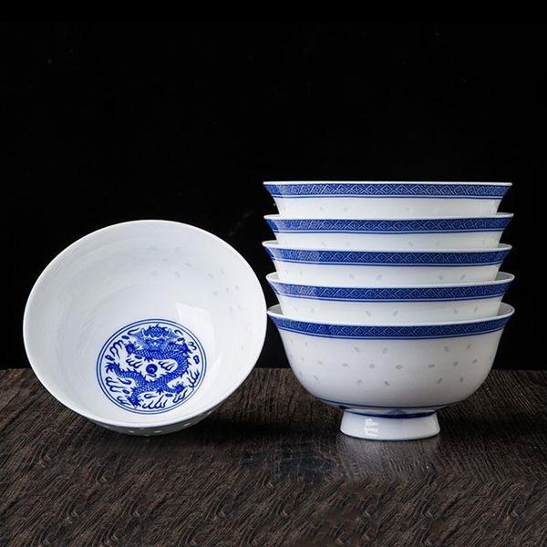 bowls 4.5/5/6inch chinese blue and white porcelain rice bowl jingdezhen ceramic dragon tableware ramen soup holder art
bowls 4.5/5/6inch chinese blue and white porcelain rice bowl jingdezhen ceramic dragon tableware ramen soup holder art