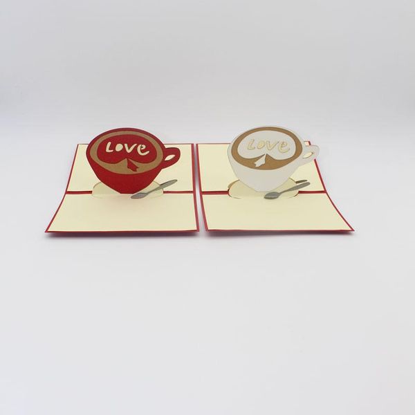 greeting cards 2 colors 3d laser cut handmade show love coffee cup paper invitation with envelope valentine's day creative gift
greeting cards 2 colors 3d laser cut handmade show love coffee cup paper invitation with envelope valentine's day creative gift