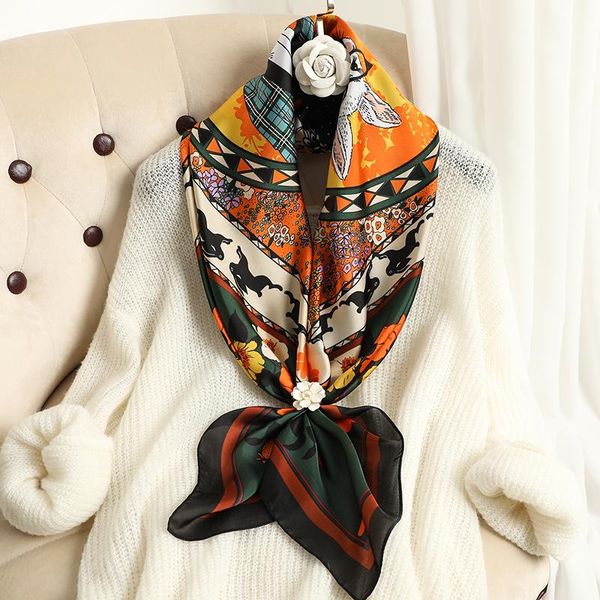 scarves women scarf silk square hair band female print bandana shawl wraps hijab lady headband foulard neckerchief summer 2021, Blue;gray 
scarves women scarf silk square hair band female print bandana shawl wraps hijab lady headband foulard neckerchief summer 2021, Blue;gray
