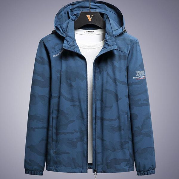 men's jackets spring autumn camouflage men windbreaker hooded casual jacket sportswear men's clothing zipper outwear coat plus size, Black;brown 
men's jackets spring autumn camouflage men windbreaker hooded casual jacket sportswear men's clothing zipper outwear coat plus size, Black;brown