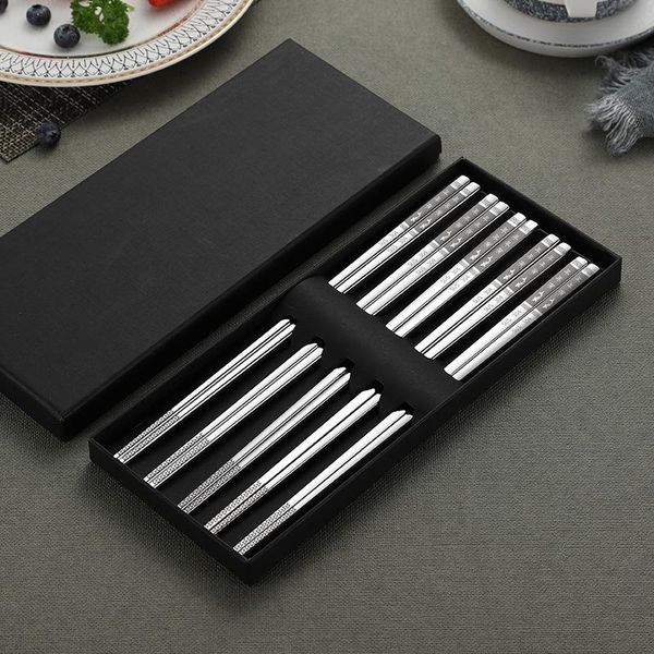 chopsticks zollor 1pair stainless steel titanium plating golden colorful non-slip square home cutlery set meal
chopsticks zollor 1pair stainless steel titanium plating golden colorful non-slip square home cutlery set meal