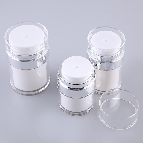 new 15g 30g 50g empty acrylic cream jars pot press style vacuum bottle sample vials airless cosmetic container 6pcs/lot
new 15g 30g 50g empty acrylic cream jars pot press style vacuum bottle sample vials airless cosmetic container 6pcs/lot