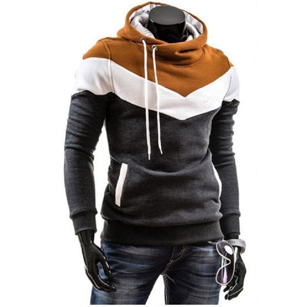 men's hoodies & sweatshirts plus size colorblock hooded drawstring long-sleeved hoody korean slim-fit sweatshirt fashion hoodie men, Black
men's hoodies & sweatshirts plus size colorblock hooded drawstring long-sleeved hoody korean slim-fit sweatshirt fashion hoodie men, Black