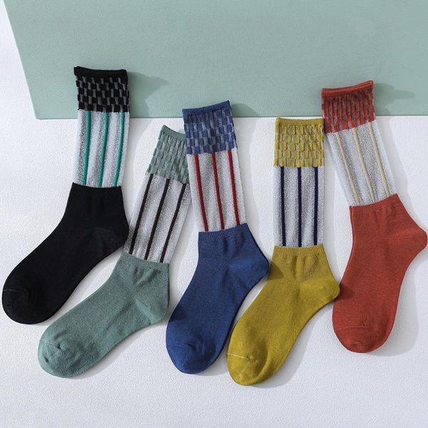 salina spring, summer and autumn striped card silk women's socks mid-leg socks nylon cotton ultra-thin anti-hook silk stac, Black;white
salina spring, summer and autumn striped card silk women's socks mid-leg socks nylon cotton ultra-thin anti-hook silk stac, Black;white