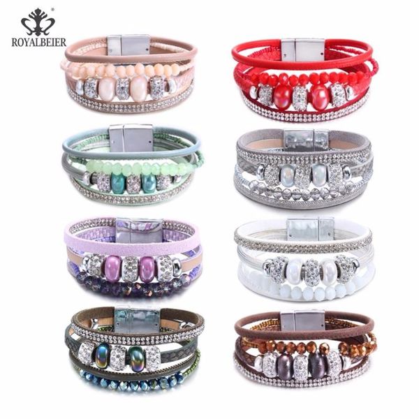 charm bracelets royalbeier rhinestone bangles bracelet leather multi layer wide vintage cuff statement for women snap, Golden;silver
charm bracelets royalbeier rhinestone bangles bracelet leather multi layer wide vintage cuff statement for women snap, Golden;silver