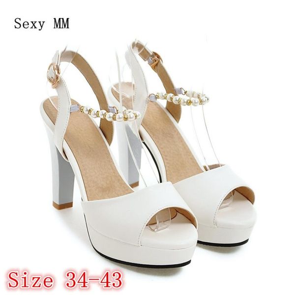 dress shoes summer pumps women peep toe high heels party wedding platform gladiator sandals woman heel plus size 34 - 40 41 42 43, Black
dress shoes summer pumps women peep toe high heels party wedding platform gladiator sandals woman heel plus size 34 - 40 41 42 43, Black