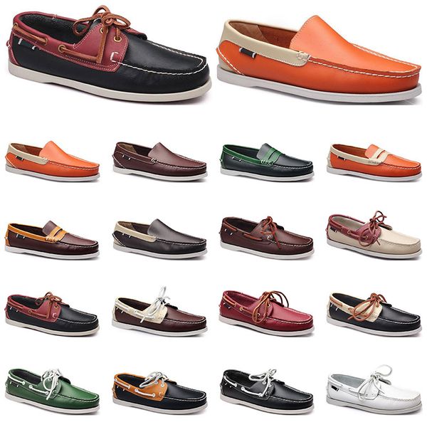 153 womens sneakers sailing shoe mens casual leather shoes black white red green orange brown outdoor trainers size 38-45
153 womens sneakers sailing shoe mens casual leather shoes black white red green orange brown outdoor trainers size 38-45