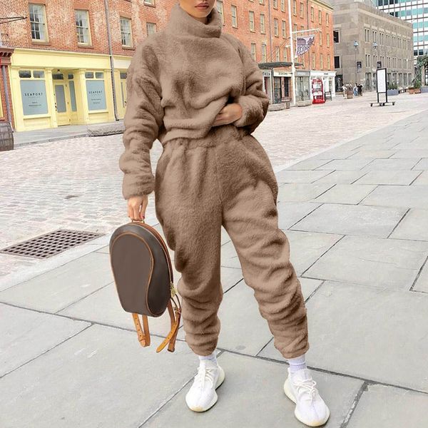new 2021 female outfit suit loose casual sets autumn plush turtleneck solid sweatshirt high waist warm two piece set women 3c9p, White
new 2021 female outfit suit loose casual sets autumn plush turtleneck solid sweatshirt high waist warm two piece set women 3c9p, White
