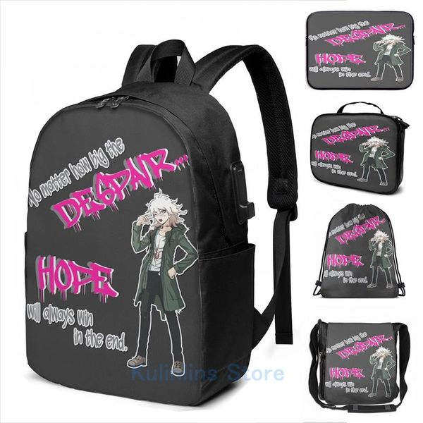 backpack funny graphic print nagito komaeda hope and despair usb charge men school bags women bag travel laptop
backpack funny graphic print nagito komaeda hope and despair usb charge men school bags women bag travel laptop