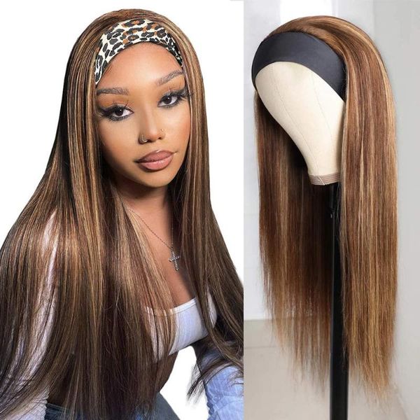lace wigs headband wig human hair bone straight brazilian for women highlight p4/27 ombre, Black;brown
lace wigs headband wig human hair bone straight brazilian for women highlight p4/27 ombre, Black;brown