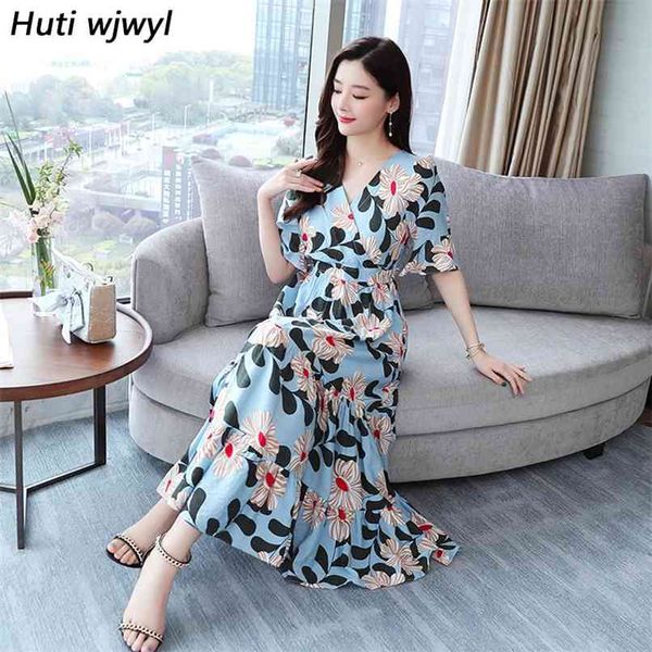 summer vintage print chiffon boho maxi sundress plus size short sleeve beach midi dress women bodycon party elegant vestido 210528, Black;gray
summer vintage print chiffon boho maxi sundress plus size short sleeve beach midi dress women bodycon party elegant vestido 210528, Black;gray