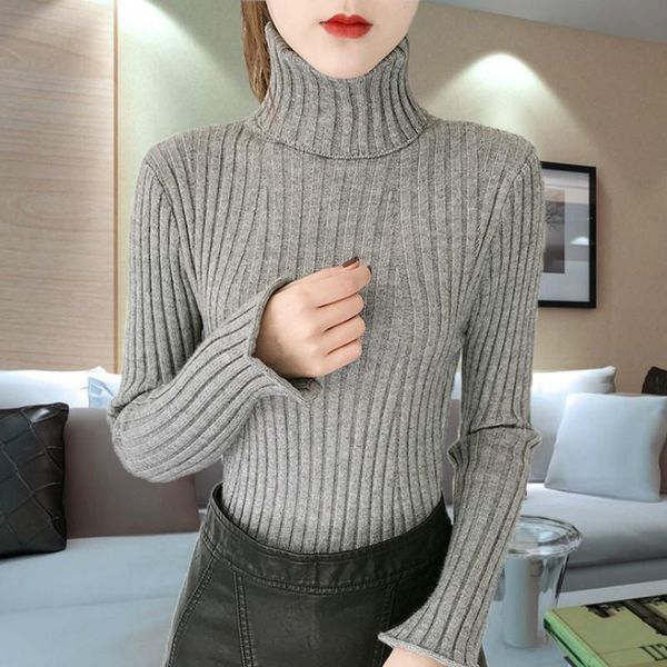 women's sweaters turtleneck sweater winter solid color elastic slim pullover trendy warm 2021, White;black
women's sweaters turtleneck sweater winter solid color elastic slim pullover trendy warm 2021, White;black