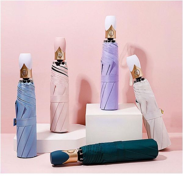 8 ribs matic umbrella rain women three-folding umbrella windproof pure color umbrella female waterproof jllacx
8 ribs matic umbrella rain women three-folding umbrella windproof pure color umbrella female waterproof jllacx