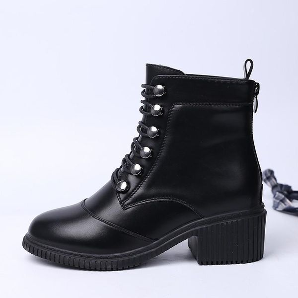 boots hkyx 2021 female women shoes autumn british wind genuine leather thick with short motorcycle, Black
boots hkyx 2021 female women shoes autumn british wind genuine leather thick with short motorcycle, Black
