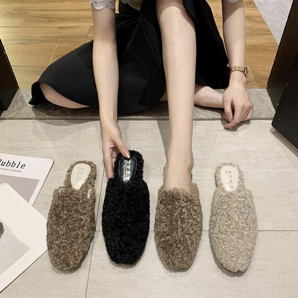 slippers shoes low womens outdoor flock luxury slides loafers fur flip flops cover toe pantofle soft designer plush flat 2021 ro, Black
slippers shoes low womens outdoor flock luxury slides loafers fur flip flops cover toe pantofle soft designer plush flat 2021 ro, Black