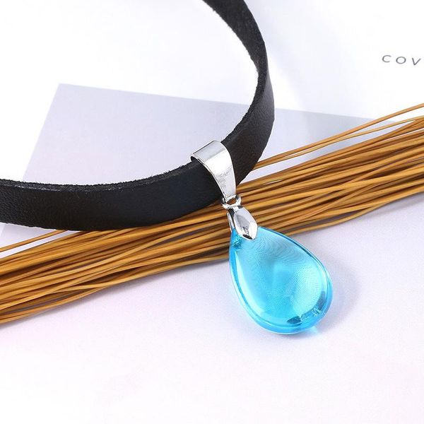 pendant necklaces movie weathering with you cosplay necklace classic anime amano hina blue crystal leather rope chain choker women girl jewe, Silver
pendant necklaces movie weathering with you cosplay necklace classic anime amano hina blue crystal leather rope chain choker women girl jewe, Silver