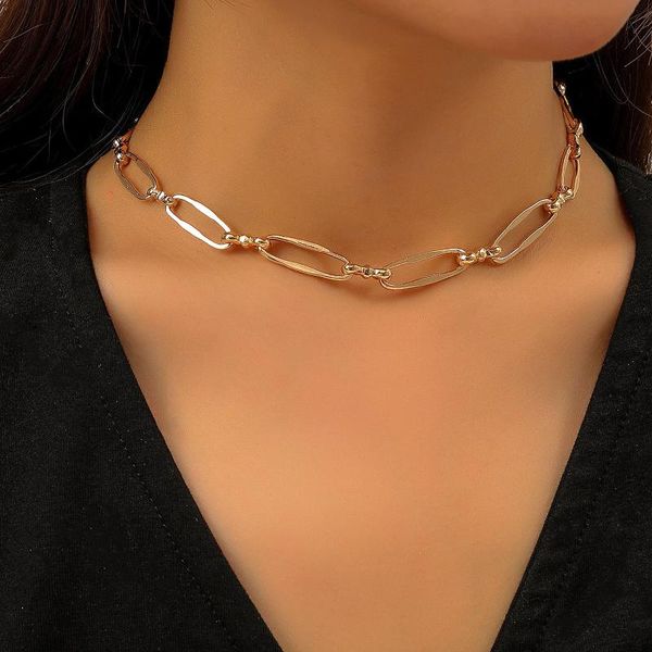 chains thick chain gold necklaces mixed linked circle for women minimalist choker necklace jewelry, Silver
chains thick chain gold necklaces mixed linked circle for women minimalist choker necklace jewelry, Silver