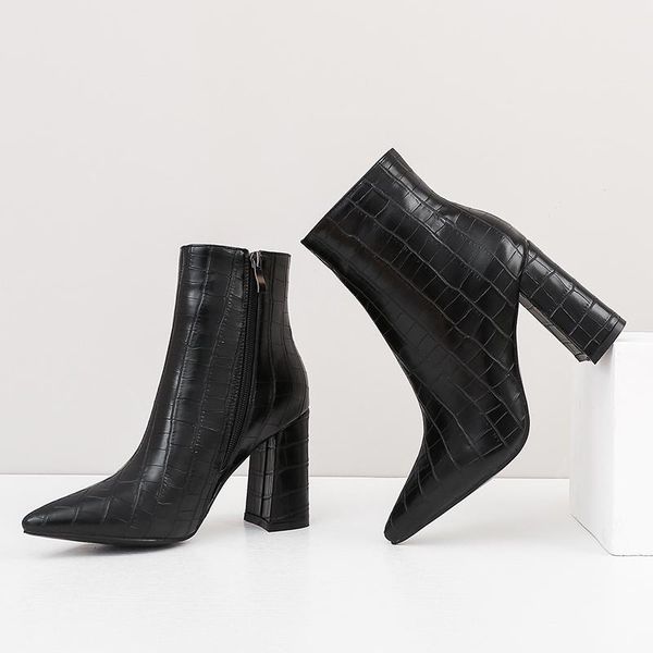 boots 2021 arrival ankle ladies dress shoes pointed toe high heels autumn winter women black white brown blue
boots 2021 arrival ankle ladies dress shoes pointed toe high heels autumn winter women black white brown blue