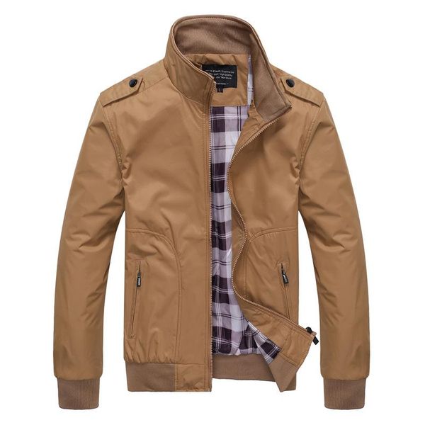 men's jackets quality bomber solid coats male casual stand collar jacket coat outerdoor overcoat clothing m-xxxxl, Black;brown
men's jackets quality bomber solid coats male casual stand collar jacket coat outerdoor overcoat clothing m-xxxxl, Black;brown