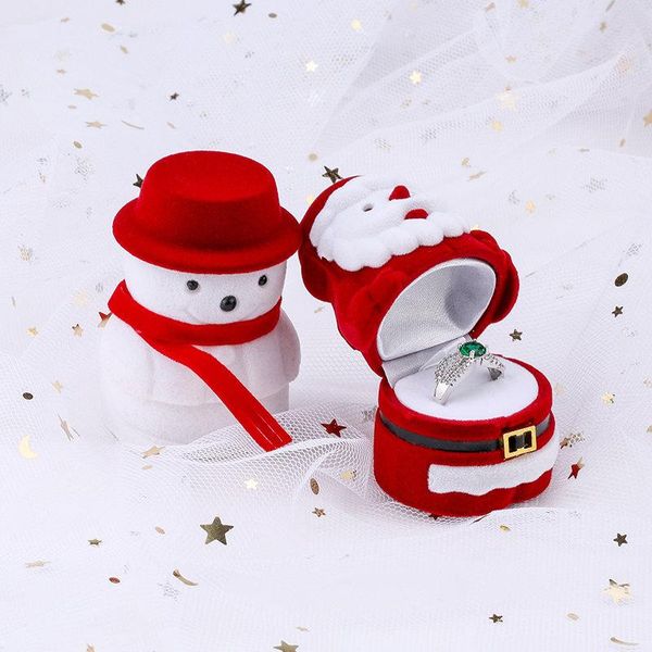 jewelry pouches, bags 1 piece christmas velvet gift box santa claus ring snowman case earrings holder for display, Pink;blue
jewelry pouches, bags 1 piece christmas velvet gift box santa claus ring snowman case earrings holder for display, Pink;blue