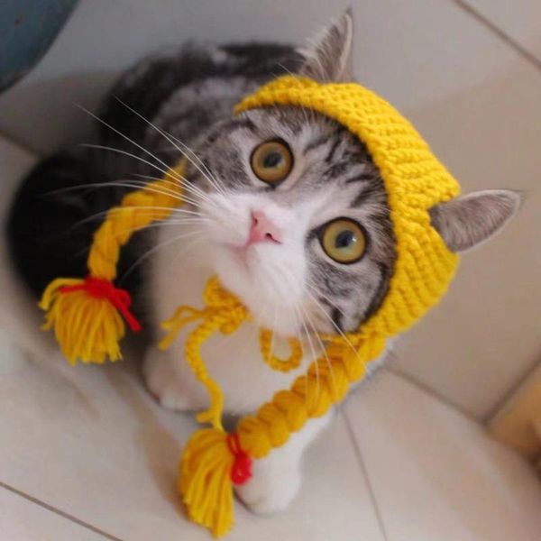 cat costumes pet dog cute braided hair set cotton material soft comfortable christmas party decoration supplies
cat costumes pet dog cute braided hair set cotton material soft comfortable christmas party decoration supplies