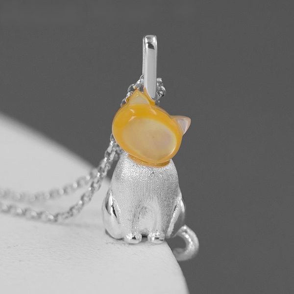 chains nature - necklace with natural shell pendant for women, silver 925 cat head tilt, gift jewelry
chains nature - necklace with natural shell pendant for women, silver 925 cat head tilt, gift jewelry