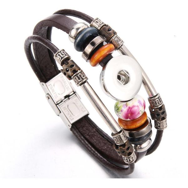 ceramics snap leather bracelet retro handmade braided leather snap button bracelet bangles fit 18mm snap jewe jllpyv, Golden;silver
ceramics snap leather bracelet retro handmade braided leather snap button bracelet bangles fit 18mm snap jewe jllpyv, Golden;silver