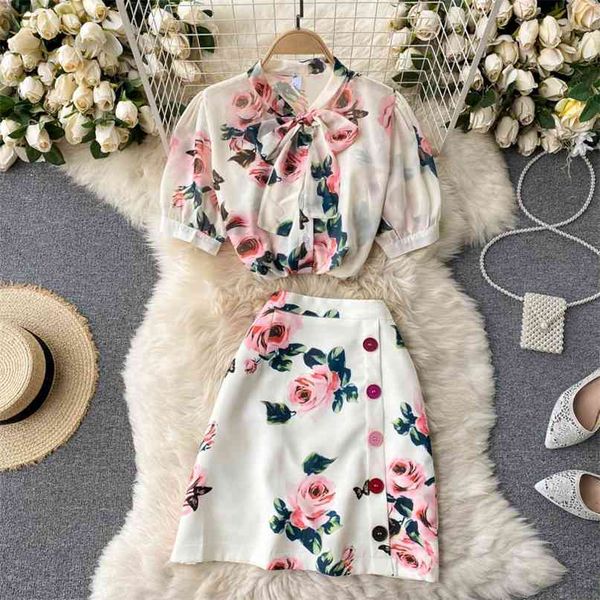 spring summer women fashion bow neck short sleeve print chiffon shirt + high waist skirt two piece sets r596 210527, White
spring summer women fashion bow neck short sleeve print chiffon shirt + high waist skirt two piece sets r596 210527, White