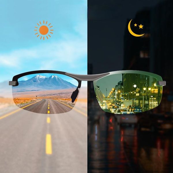 sunglasses 2021 design day&night pochromic polarized men driving glasses chameleon eyewear uv400 gafas de sol hombre, White;black
sunglasses 2021 design day&night pochromic polarized men driving glasses chameleon eyewear uv400 gafas de sol hombre, White;black